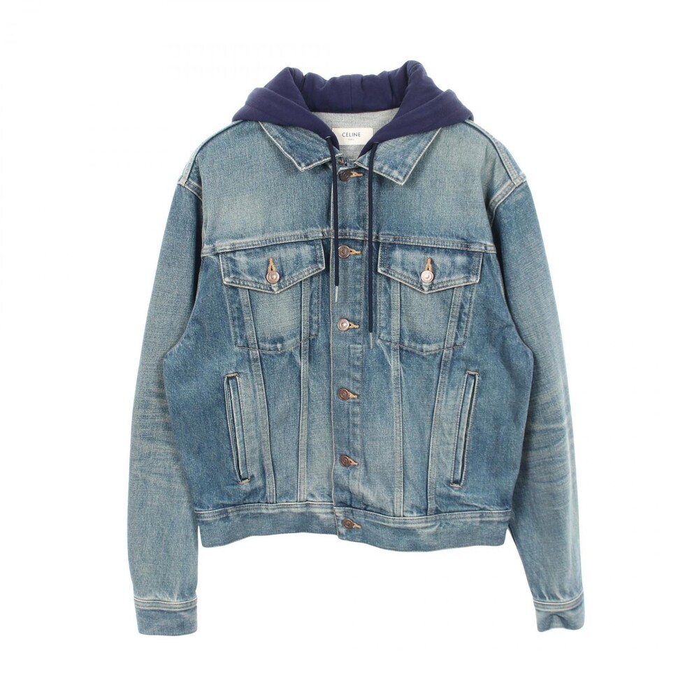 Celine Trucker Jacket With Hood Denim #272920C14B